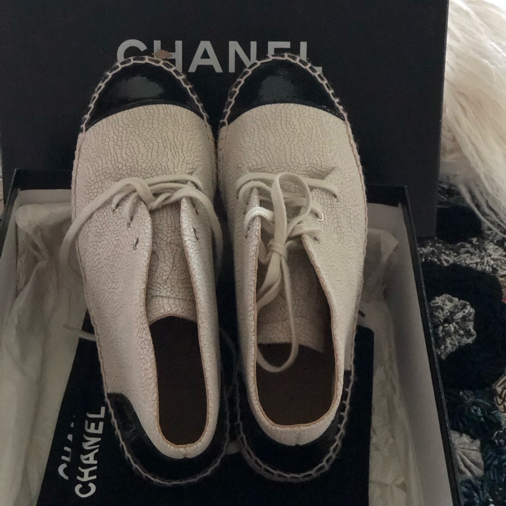 CHANEL ESPADRILLES BNIB, 100% AUTHENTIC